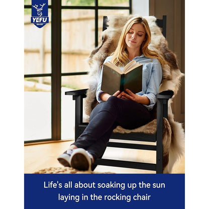 Fauteuil à bascule d'extérieur WINSOON tout temps, lot de 2