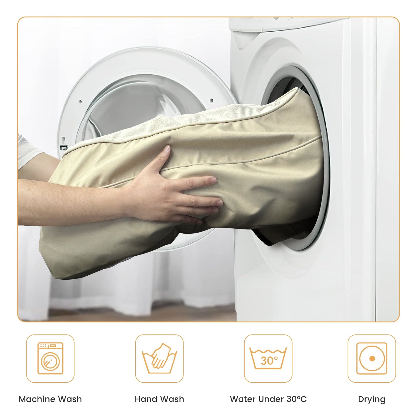 Lit orthopédique imperméable en mousse WOWMAX pour grands chiens