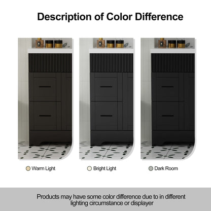 Ensemble meuble-lavabo Wavy Line 30/36/48 avec lavabo et robinet