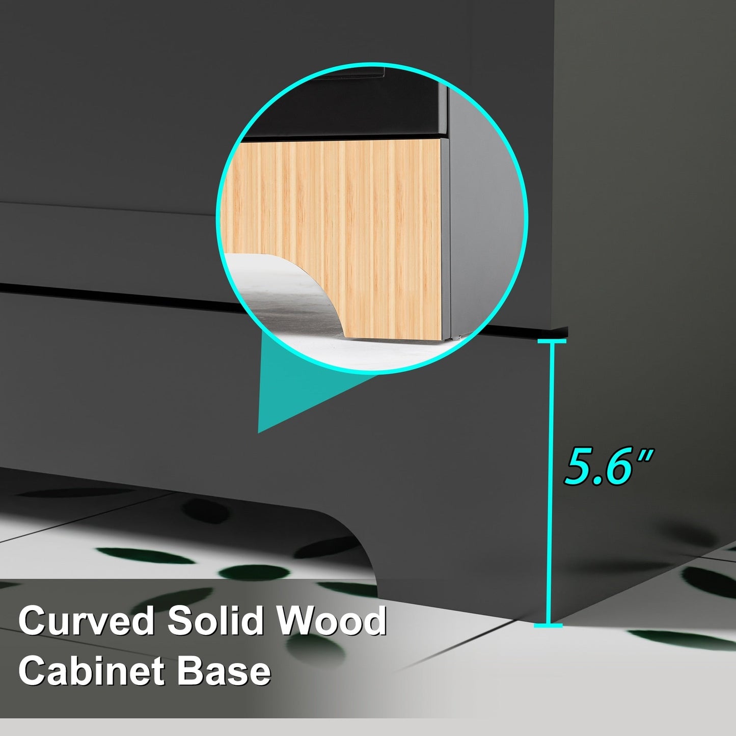 Ensemble meuble-lavabo Wavy Line 30/36/48 avec lavabo et robinet