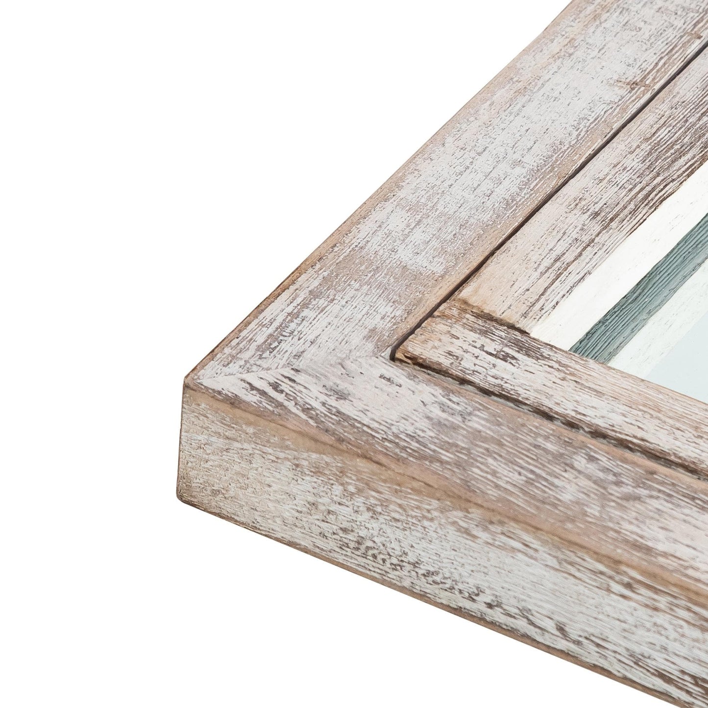 Miroir de fenêtre en bois arqué 180 cm L x 79 cm l