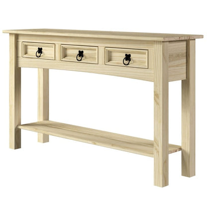 Console d'entrée en bois à 3 tiroirs Corona | Furniture Dash - Non disponible
