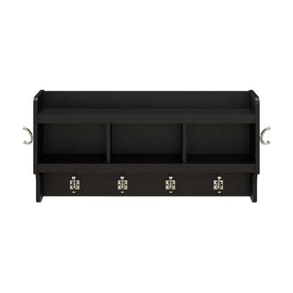 Porte-manteau mural Woodland 40W avec étagère par Bush Furniture