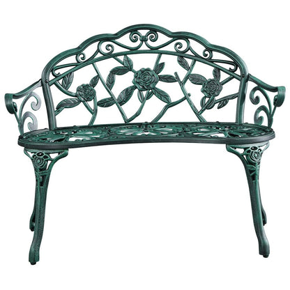 Banc d'extérieur en métal Yaheetech pour terrasse, parc ou jardin - Non applicable