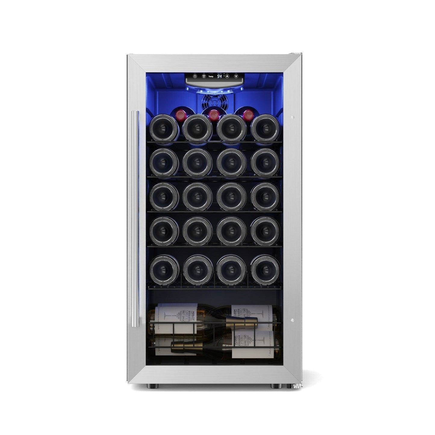 Cave à vin Yeego 17 pouces, une zone, 27 bouteilles, pose libre - Mini-réfrigérateur