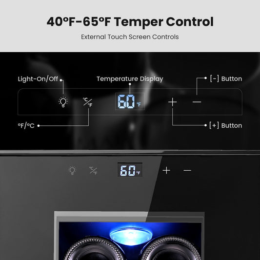 Mini-réfrigérateur à vin Yeego 8 bouteilles