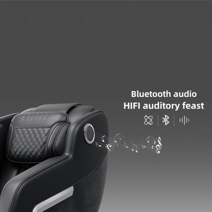 Fauteuil inclinable massant zéro gravité avec massage complet du corps, chauffage et audio Bluetooth intégré